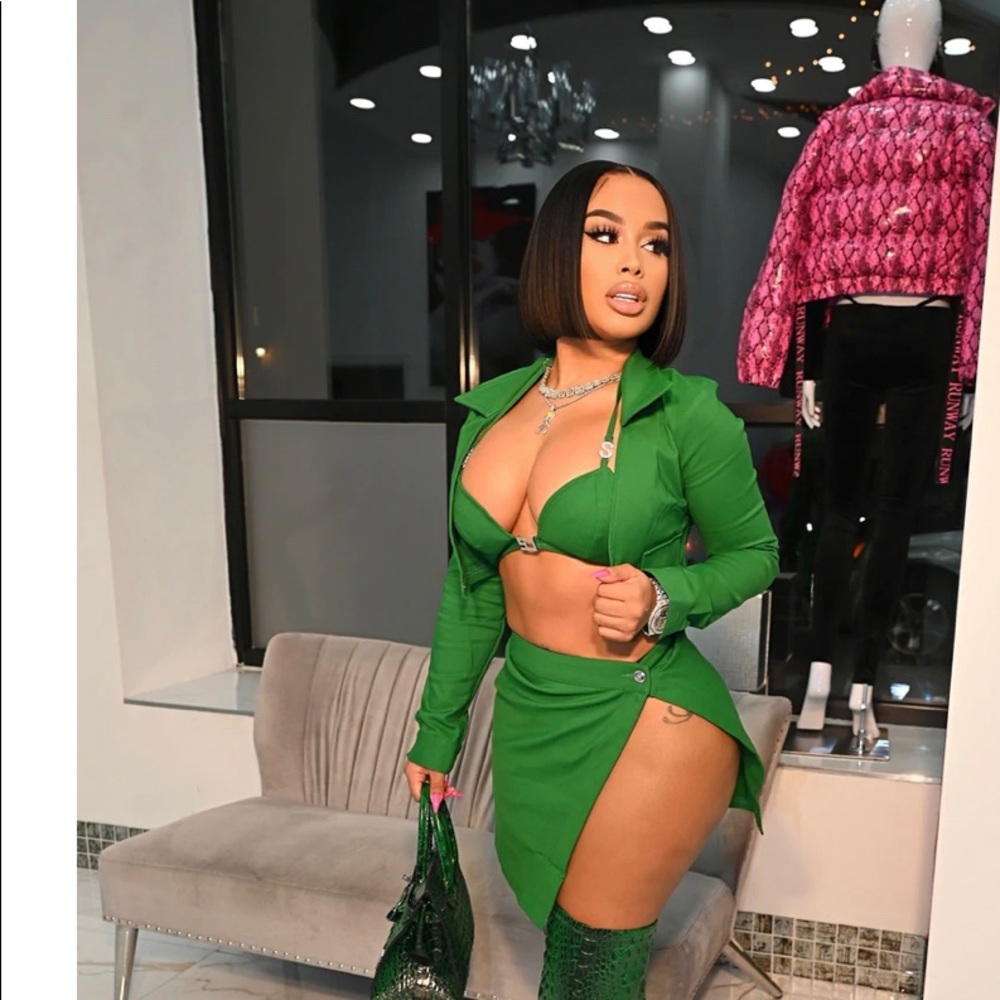 3 piece set club wear